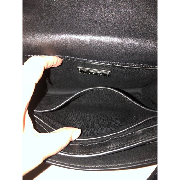 TORY BURCH Handbag Britten Printed Patent Combo Crossbody - Picture 12 of 15